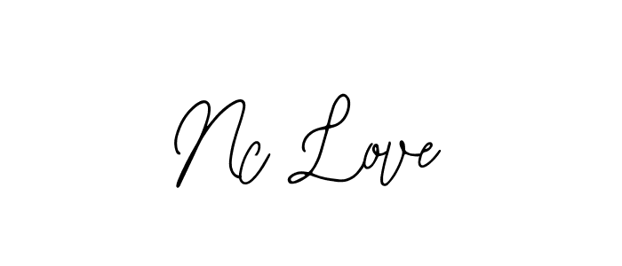 How to make Nc Love signature? Bearetta-2O07w is a professional autograph style. Create handwritten signature for Nc Love name. Nc Love signature style 12 images and pictures png