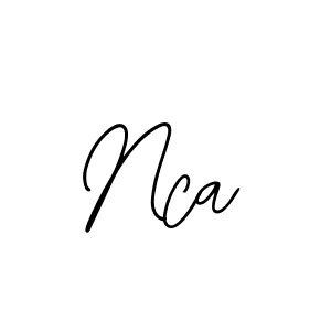 Make a beautiful signature design for name Nca. Use this online signature maker to create a handwritten signature for free. Nca signature style 12 images and pictures png