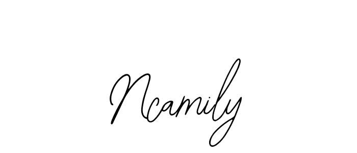 You can use this online signature creator to create a handwritten signature for the name Ncamily. This is the best online autograph maker. Ncamily signature style 12 images and pictures png