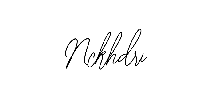 Nckhdri stylish signature style. Best Handwritten Sign (Bearetta-2O07w) for my name. Handwritten Signature Collection Ideas for my name Nckhdri. Nckhdri signature style 12 images and pictures png