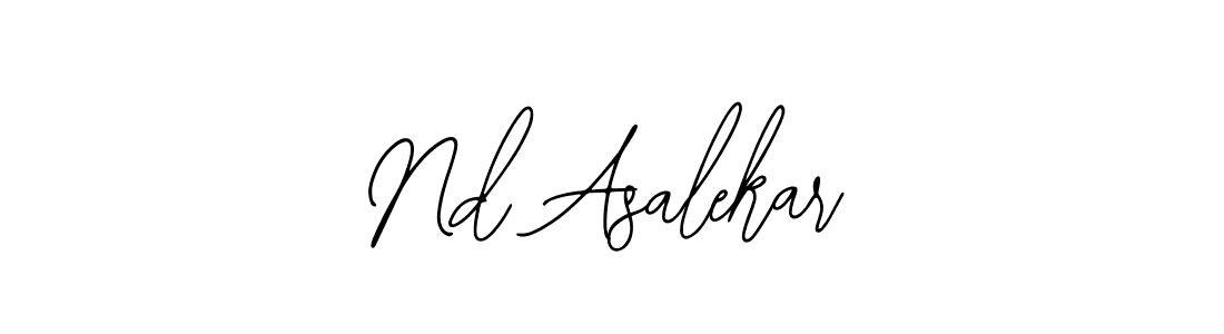 This is the best signature style for the Nd Asalekar name. Also you like these signature font (Bearetta-2O07w). Mix name signature. Nd Asalekar signature style 12 images and pictures png