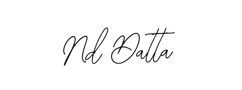 if you are searching for the best signature style for your name Nd Datta. so please give up your signature search. here we have designed multiple signature styles  using Bearetta-2O07w. Nd Datta signature style 12 images and pictures png