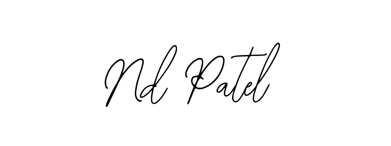 This is the best signature style for the Nd Patel name. Also you like these signature font (Bearetta-2O07w). Mix name signature. Nd Patel signature style 12 images and pictures png