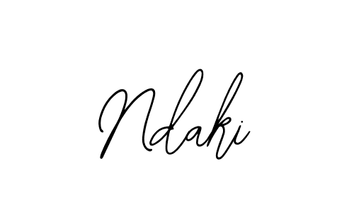 Also we have Ndaki name is the best signature style. Create professional handwritten signature collection using Bearetta-2O07w autograph style. Ndaki signature style 12 images and pictures png