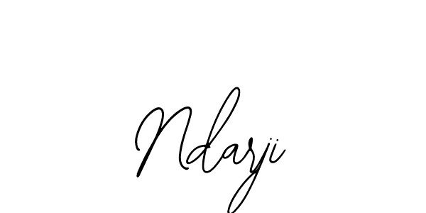 You should practise on your own different ways (Bearetta-2O07w) to write your name (Ndarji) in signature. don't let someone else do it for you. Ndarji signature style 12 images and pictures png