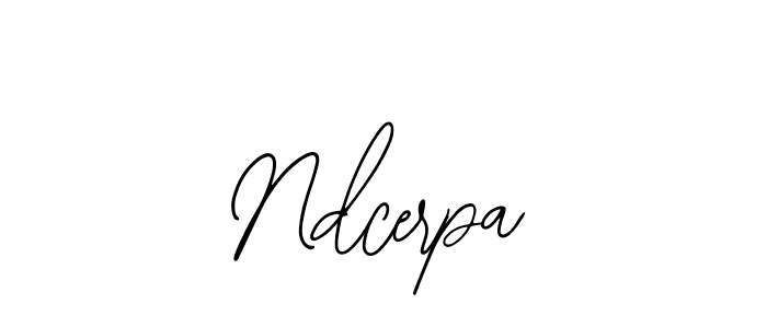 You should practise on your own different ways (Bearetta-2O07w) to write your name (Ndcerpa) in signature. don't let someone else do it for you. Ndcerpa signature style 12 images and pictures png