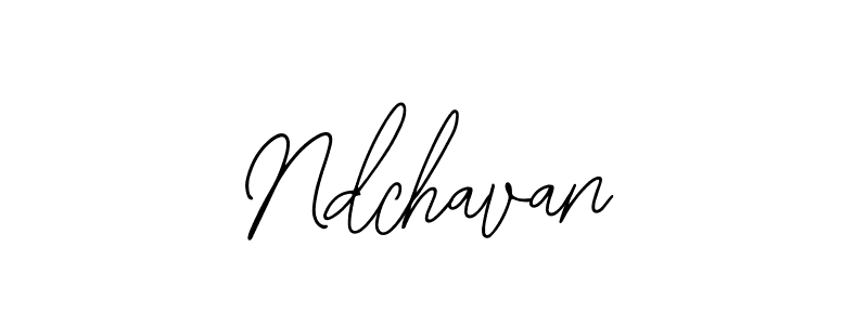 Use a signature maker to create a handwritten signature online. With this signature software, you can design (Bearetta-2O07w) your own signature for name Ndchavan. Ndchavan signature style 12 images and pictures png