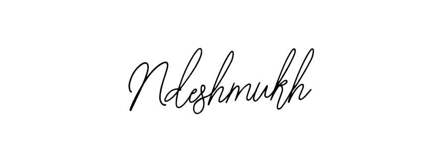 You should practise on your own different ways (Bearetta-2O07w) to write your name (Ndeshmukh) in signature. don't let someone else do it for you. Ndeshmukh signature style 12 images and pictures png