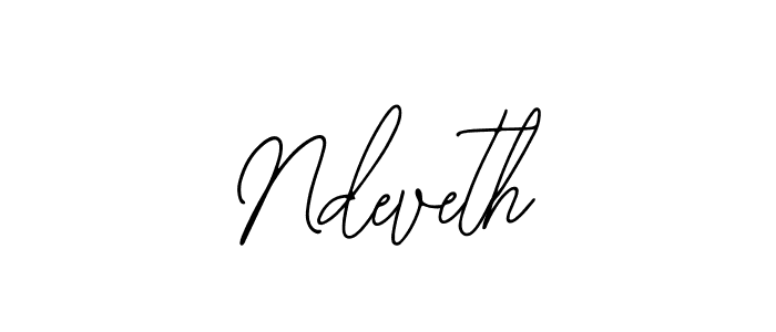 You should practise on your own different ways (Bearetta-2O07w) to write your name (Ndeveth) in signature. don't let someone else do it for you. Ndeveth signature style 12 images and pictures png
