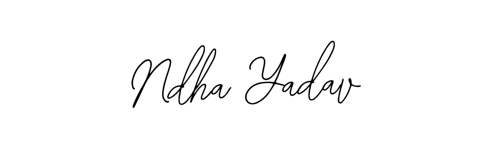 It looks lik you need a new signature style for name Ndha Yadav. Design unique handwritten (Bearetta-2O07w) signature with our free signature maker in just a few clicks. Ndha Yadav signature style 12 images and pictures png