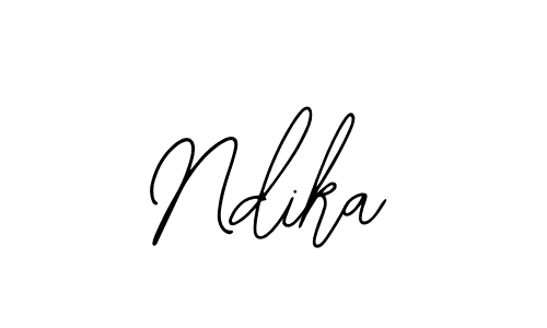 Ndika stylish signature style. Best Handwritten Sign (Bearetta-2O07w) for my name. Handwritten Signature Collection Ideas for my name Ndika. Ndika signature style 12 images and pictures png