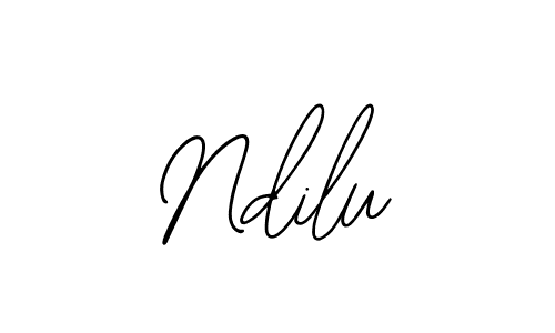 Design your own signature with our free online signature maker. With this signature software, you can create a handwritten (Bearetta-2O07w) signature for name Ndilu. Ndilu signature style 12 images and pictures png