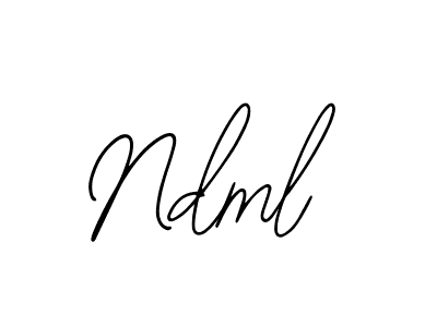 Ndml stylish signature style. Best Handwritten Sign (Bearetta-2O07w) for my name. Handwritten Signature Collection Ideas for my name Ndml. Ndml signature style 12 images and pictures png