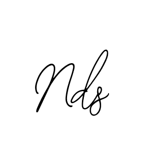 How to make Nds name signature. Use Bearetta-2O07w style for creating short signs online. This is the latest handwritten sign. Nds signature style 12 images and pictures png