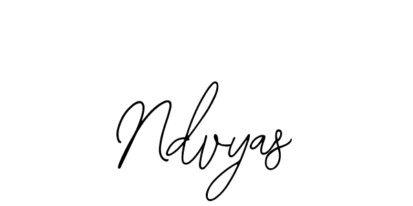 Design your own signature with our free online signature maker. With this signature software, you can create a handwritten (Bearetta-2O07w) signature for name Ndvyas. Ndvyas signature style 12 images and pictures png