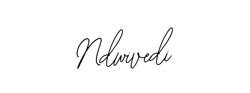How to make Ndwivedi name signature. Use Bearetta-2O07w style for creating short signs online. This is the latest handwritten sign. Ndwivedi signature style 12 images and pictures png