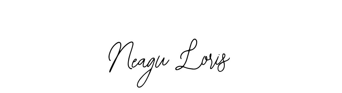 How to make Neagu Loris name signature. Use Bearetta-2O07w style for creating short signs online. This is the latest handwritten sign. Neagu Loris signature style 12 images and pictures png