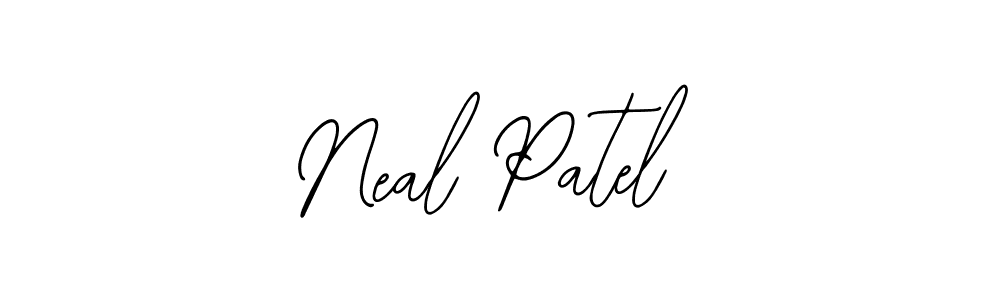 Similarly Bearetta-2O07w is the best handwritten signature design. Signature creator online .You can use it as an online autograph creator for name Neal Patel. Neal Patel signature style 12 images and pictures png