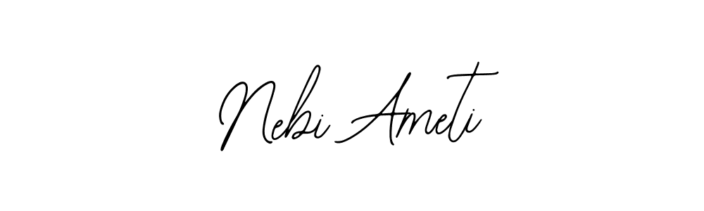 Make a short Nebi Ameti signature style. Manage your documents anywhere anytime using Bearetta-2O07w. Create and add eSignatures, submit forms, share and send files easily. Nebi Ameti signature style 12 images and pictures png