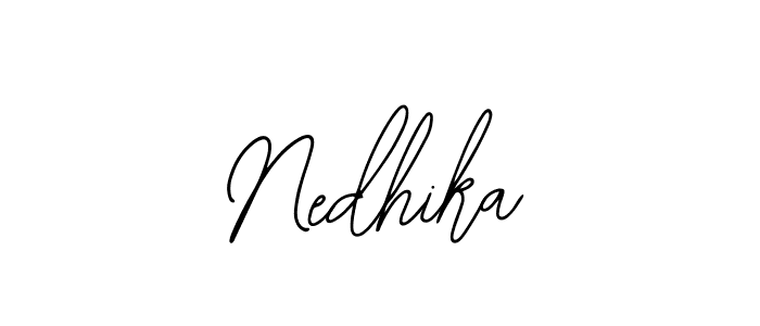 The best way (Bearetta-2O07w) to make a short signature is to pick only two or three words in your name. The name Nedhika include a total of six letters. For converting this name. Nedhika signature style 12 images and pictures png