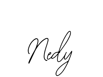 Also You can easily find your signature by using the search form. We will create Nedy name handwritten signature images for you free of cost using Bearetta-2O07w sign style. Nedy signature style 12 images and pictures png