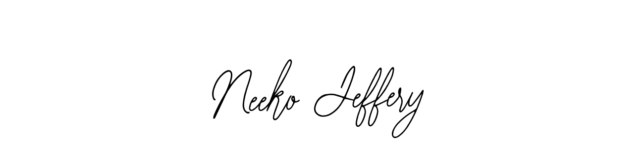 Create a beautiful signature design for name Neeko Jeffery. With this signature (Bearetta-2O07w) fonts, you can make a handwritten signature for free. Neeko Jeffery signature style 12 images and pictures png