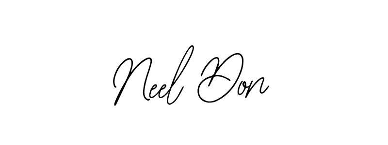 Also You can easily find your signature by using the search form. We will create Neel Don name handwritten signature images for you free of cost using Bearetta-2O07w sign style. Neel Don signature style 12 images and pictures png