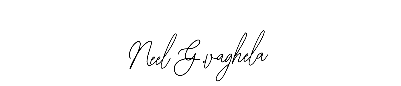 It looks lik you need a new signature style for name Neel G.vaghela. Design unique handwritten (Bearetta-2O07w) signature with our free signature maker in just a few clicks. Neel G.vaghela signature style 12 images and pictures png