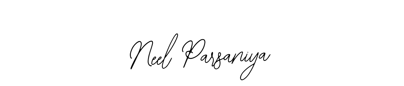 How to make Neel Parsaniya signature? Bearetta-2O07w is a professional autograph style. Create handwritten signature for Neel Parsaniya name. Neel Parsaniya signature style 12 images and pictures png