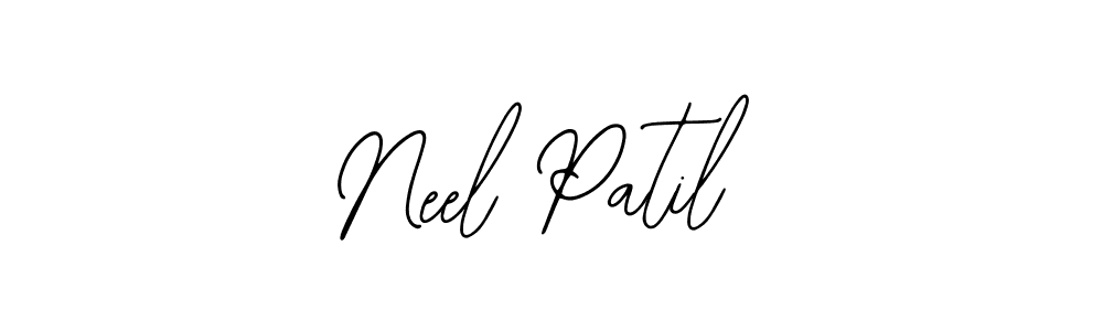 Also You can easily find your signature by using the search form. We will create Neel Patil name handwritten signature images for you free of cost using Bearetta-2O07w sign style. Neel Patil signature style 12 images and pictures png