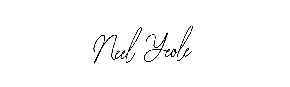 The best way (Bearetta-2O07w) to make a short signature is to pick only two or three words in your name. The name Neel Yeole include a total of six letters. For converting this name. Neel Yeole signature style 12 images and pictures png