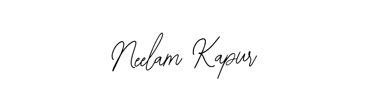 Make a beautiful signature design for name Neelam Kapur. With this signature (Bearetta-2O07w) style, you can create a handwritten signature for free. Neelam Kapur signature style 12 images and pictures png