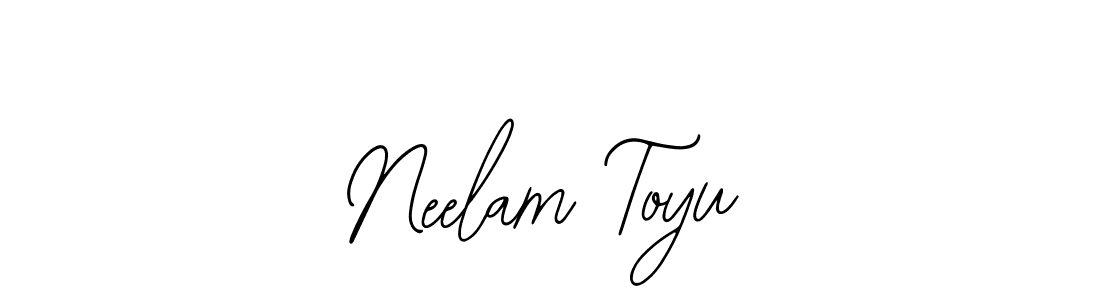 Also You can easily find your signature by using the search form. We will create Neelam Toyu name handwritten signature images for you free of cost using Bearetta-2O07w sign style. Neelam Toyu signature style 12 images and pictures png