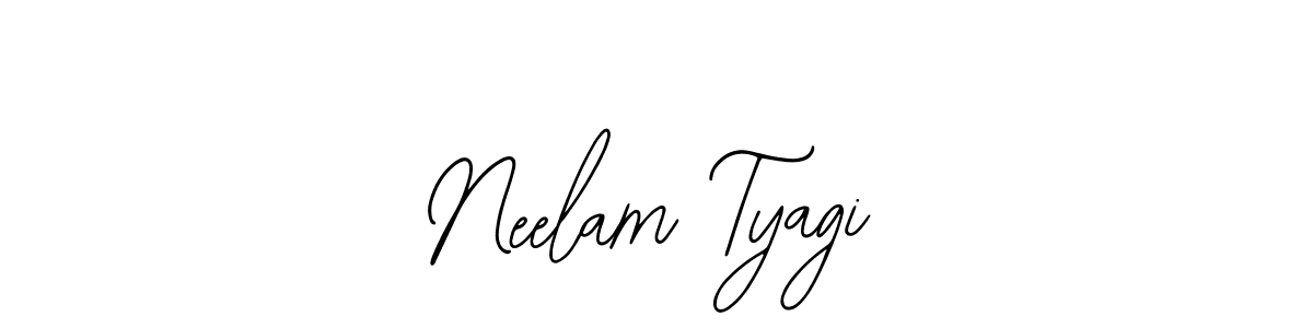 Make a beautiful signature design for name Neelam Tyagi. Use this online signature maker to create a handwritten signature for free. Neelam Tyagi signature style 12 images and pictures png