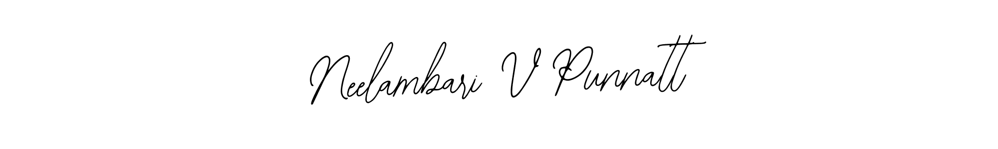 It looks lik you need a new signature style for name Neelambari V Punnatt. Design unique handwritten (Bearetta-2O07w) signature with our free signature maker in just a few clicks. Neelambari V Punnatt signature style 12 images and pictures png