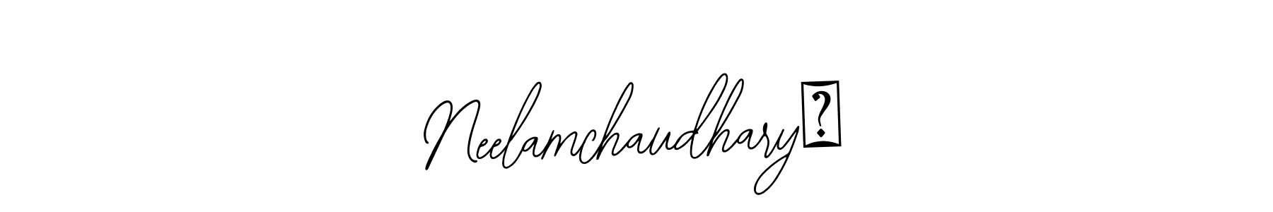 Also You can easily find your signature by using the search form. We will create Neelamchaudhary♠ name handwritten signature images for you free of cost using Bearetta-2O07w sign style. Neelamchaudhary♠ signature style 12 images and pictures png