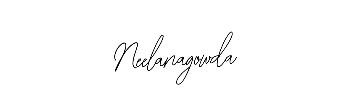 How to make Neelanagowda name signature. Use Bearetta-2O07w style for creating short signs online. This is the latest handwritten sign. Neelanagowda signature style 12 images and pictures png