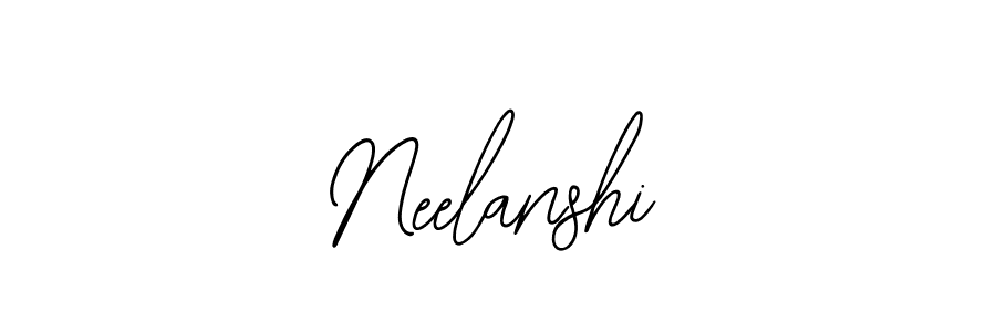 You can use this online signature creator to create a handwritten signature for the name Neelanshi. This is the best online autograph maker. Neelanshi signature style 12 images and pictures png