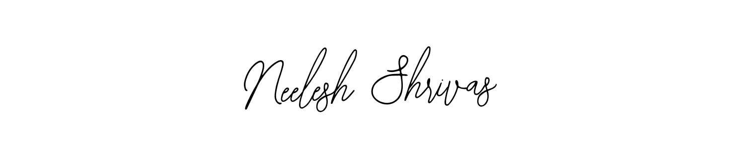 How to make Neelesh Shrivas name signature. Use Bearetta-2O07w style for creating short signs online. This is the latest handwritten sign. Neelesh Shrivas signature style 12 images and pictures png