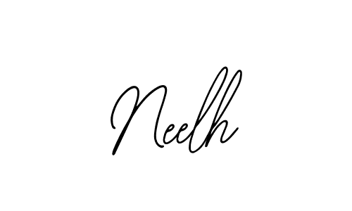Similarly Bearetta-2O07w is the best handwritten signature design. Signature creator online .You can use it as an online autograph creator for name Neelh. Neelh signature style 12 images and pictures png