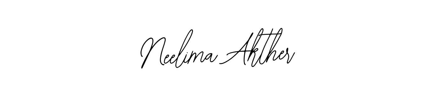 Make a beautiful signature design for name Neelima Akther. With this signature (Bearetta-2O07w) style, you can create a handwritten signature for free. Neelima Akther signature style 12 images and pictures png