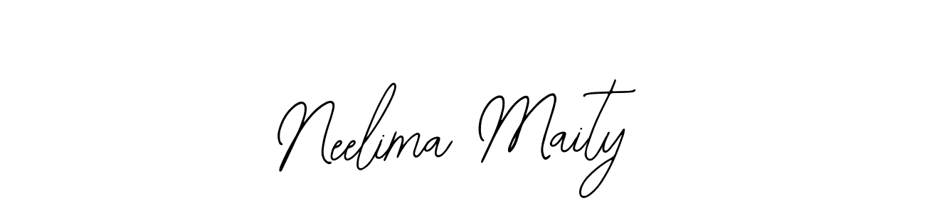 How to make Neelima Maity name signature. Use Bearetta-2O07w style for creating short signs online. This is the latest handwritten sign. Neelima Maity signature style 12 images and pictures png