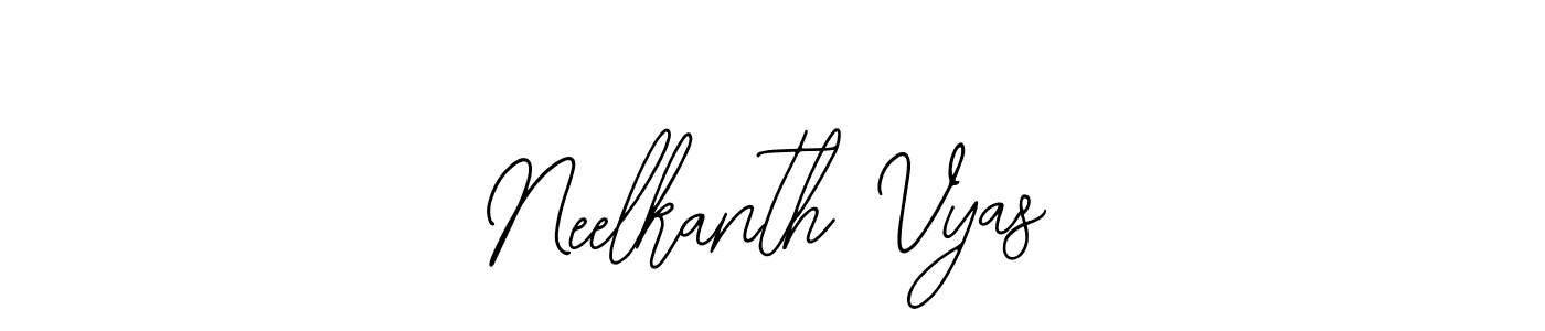Make a beautiful signature design for name Neelkanth Vyas. Use this online signature maker to create a handwritten signature for free. Neelkanth Vyas signature style 12 images and pictures png
