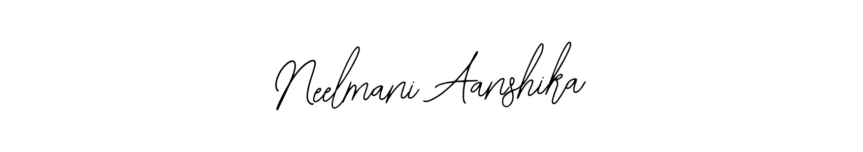 Neelmani Aanshika stylish signature style. Best Handwritten Sign (Bearetta-2O07w) for my name. Handwritten Signature Collection Ideas for my name Neelmani Aanshika. Neelmani Aanshika signature style 12 images and pictures png