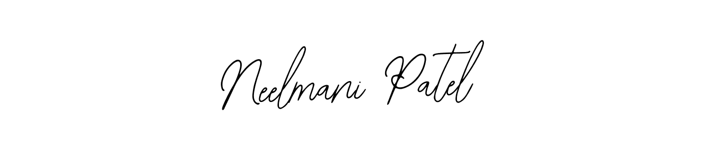 It looks lik you need a new signature style for name Neelmani Patel. Design unique handwritten (Bearetta-2O07w) signature with our free signature maker in just a few clicks. Neelmani Patel signature style 12 images and pictures png