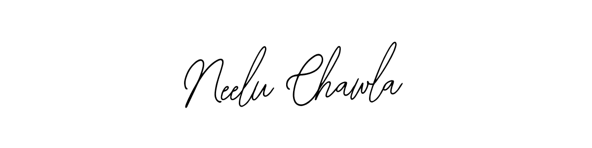 Also we have Neelu Chawla name is the best signature style. Create professional handwritten signature collection using Bearetta-2O07w autograph style. Neelu Chawla signature style 12 images and pictures png