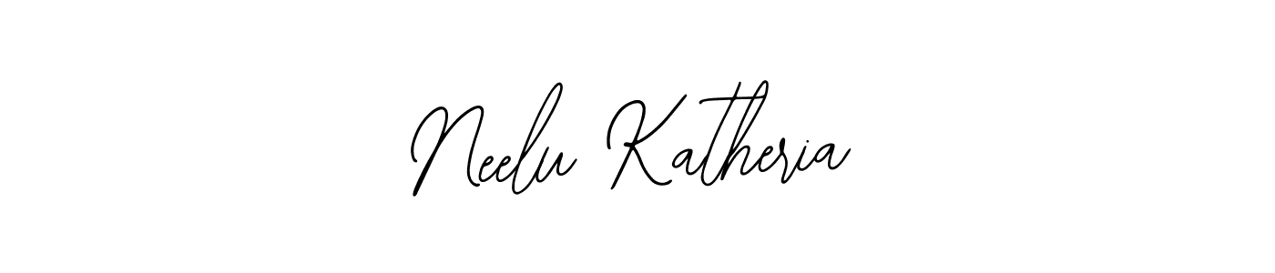 Make a beautiful signature design for name Neelu Katheria. With this signature (Bearetta-2O07w) style, you can create a handwritten signature for free. Neelu Katheria signature style 12 images and pictures png