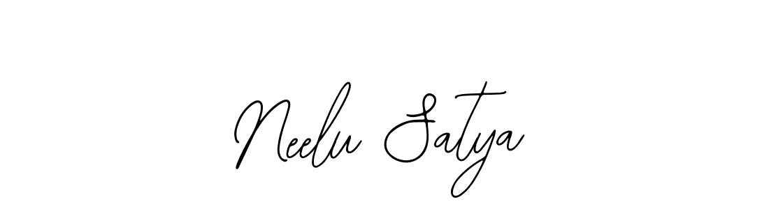 How to make Neelu Satya signature? Bearetta-2O07w is a professional autograph style. Create handwritten signature for Neelu Satya name. Neelu Satya signature style 12 images and pictures png