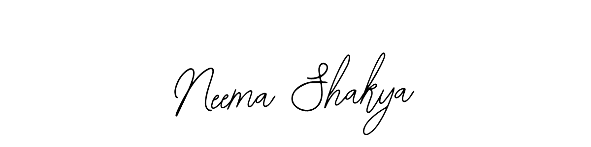 You should practise on your own different ways (Bearetta-2O07w) to write your name (Neema Shakya) in signature. don't let someone else do it for you. Neema Shakya signature style 12 images and pictures png