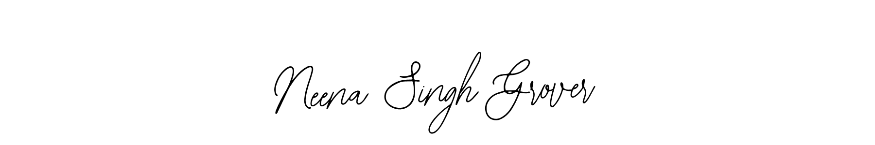 Make a short Neena Singh Grover signature style. Manage your documents anywhere anytime using Bearetta-2O07w. Create and add eSignatures, submit forms, share and send files easily. Neena Singh Grover signature style 12 images and pictures png